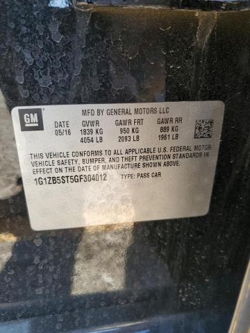 2016 CHEVROLET MALIBU LS #3274994726