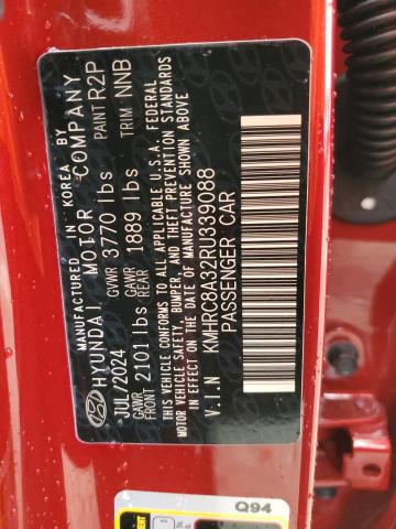 2024 HYUNDAI VENUE SEL KMHRC8A32RU339088