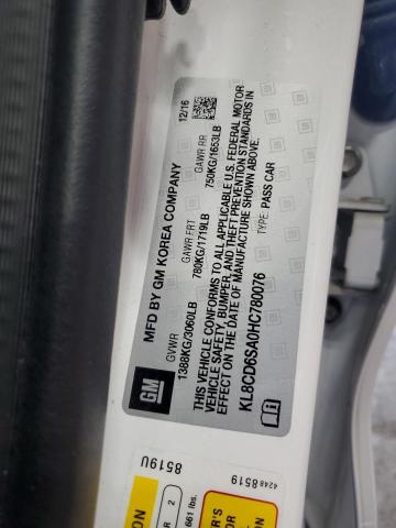 2017 CHEVROLET SPARK 1LT - KL8CD6SA0HC780076