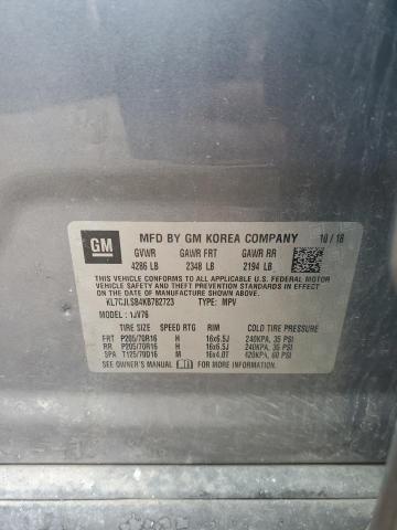 2019 CHEVROLET TRAX 1LT - KL7CJLSB4KB782723