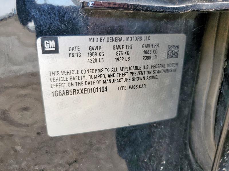 2014 CADILLAC ATS LUXURY - 1G6AB5RXXE0101164