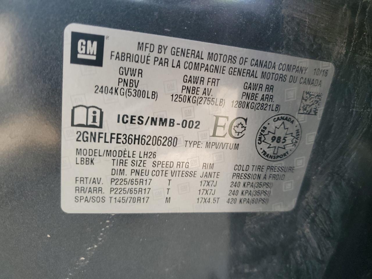 CHEVROLET EQUINOX LT