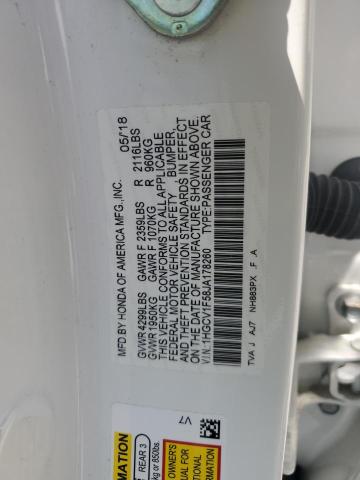 2018 HONDA ACCORD EXL 1HGCV1F58JA178260