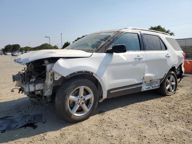 FORD EXPLORER X 2019 white  gas 1FM5K7D83KGB28747 photo #1