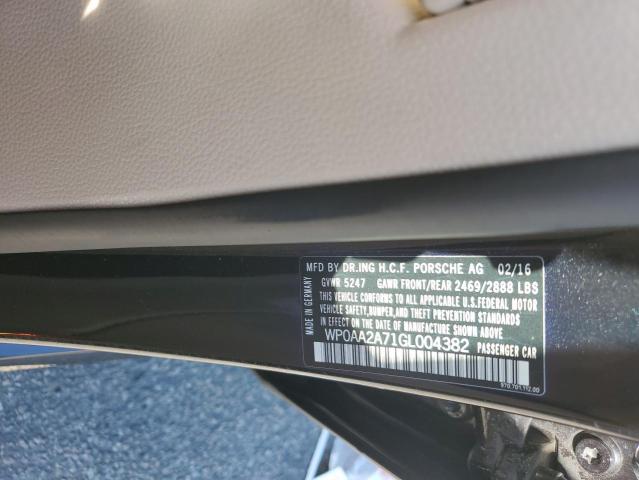 2016 PORSCHE PANAMERA 2 WP0AA2A71GL004382