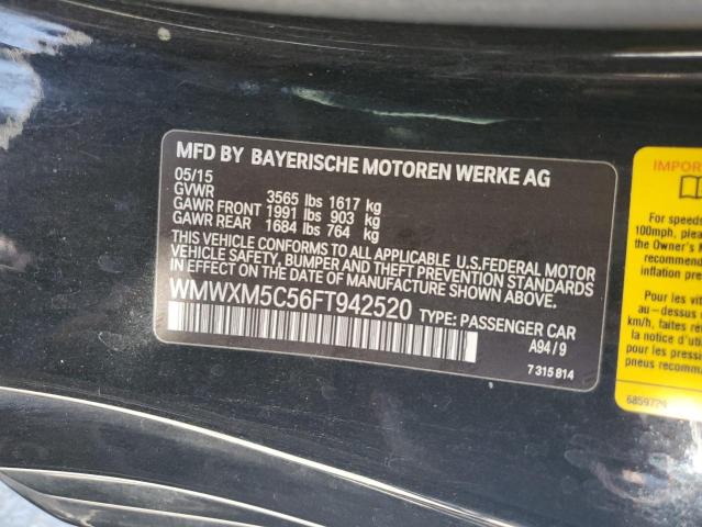 2015 MINI COOPER WMWXM5C56FT942520