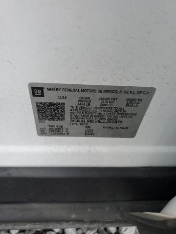 2020 GMC TERRAIN SL 3GKALMEV8LL207870