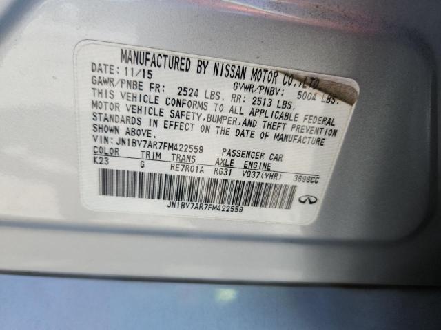 2015 INFINITI Q50 BASE JN1BV7AR7FM422559