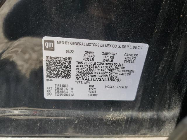 2022 GMC TERRAIN SLE 3GKALTEV3NL180087