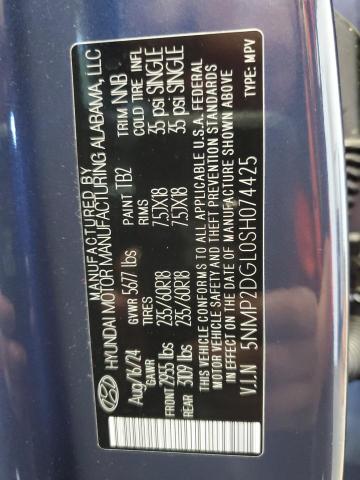 2025 HYUNDAI SANTA FE S 5NMP2DGL0SH074425