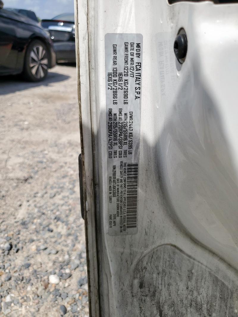 2018 RAM PROMASTER ZFBERFAB7J6K53168