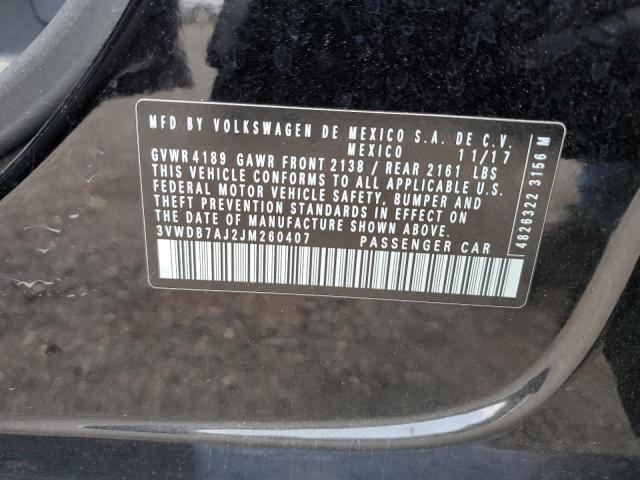 2018 VOLKSWAGEN JETTA SE - 3VWDB7AJ2JM260407