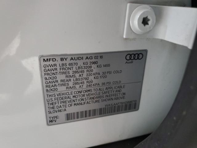 2017 AUDI Q7 PREMIUM WA1LAAF75HD008713