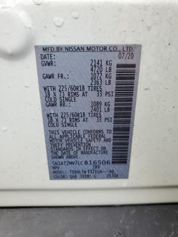2020 NISSAN ROGUE S 5N1AT2MV7LC816506
