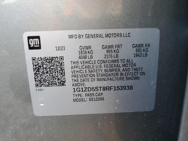 2024 CHEVROLET MALIBU LT 1G1ZD5ST8RF153938