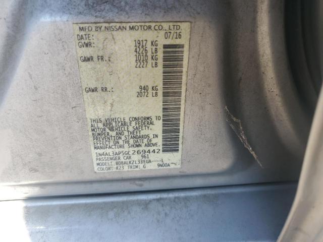2016 NISSAN ALTIMA 2.5 1N4AL3AP5GC269442