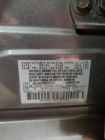 2021 NISSAN SENTRA SV 3N1AB8CV8MY327443