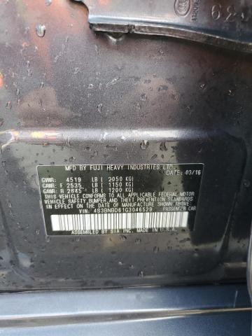 2016 SUBARU LEGACY 2.5 - 4S3BNBD61G3046529