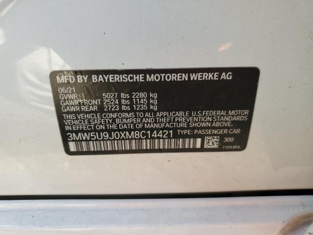 2021 BMW M340XI 3MW5U9J0XM8C14421