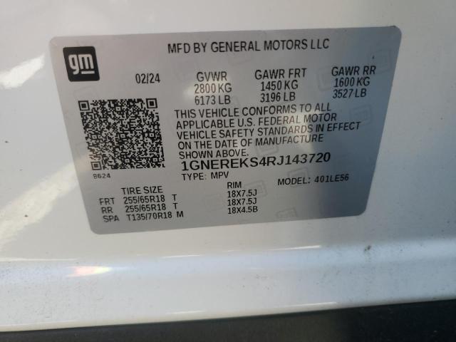 2024 CHEVROLET TRAVERSE LS 1GNEREKS4RJ143720