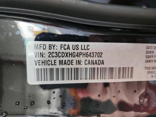 2023 DODGE CHARGER GT 2C3CDXHG4PH643702