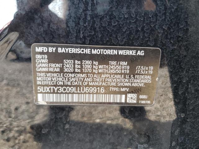 2020 BMW X3 SDRIVE3 5UXTY3C09LLU69916