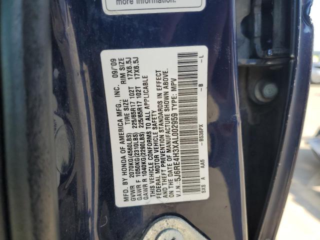 2010 HONDA CR-V LX - 5J6RE4H3XAL002959