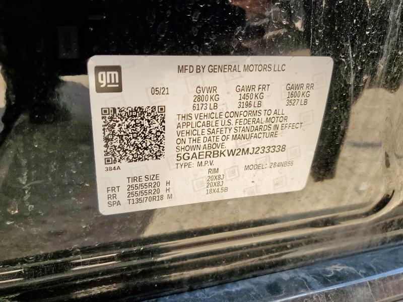 2021 BUICK ENCLAVE ESSENCE 5GAERBKW2MJ233338