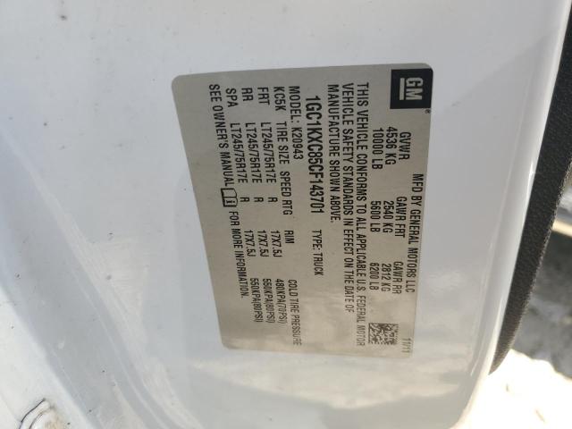 2012 CHEVROLET SILVERADO #3308219176