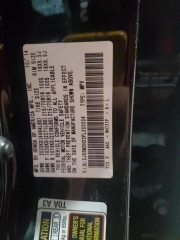 2015 HONDA CR-V LX 5J6RM3H33FL003004