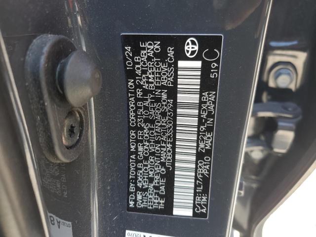 2025 TOYOTA COROLLA LE JTDBCMFE3S3073794