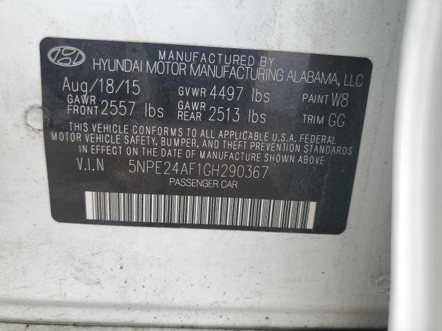 2016 HYUNDAI SONATA SE - 5NPE24AF1GH290367