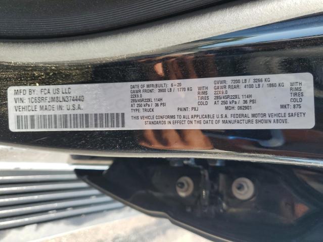 2020 RAM 1500 LARAM 1C6SRFJM8LN374440