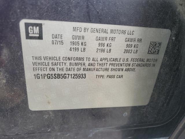 2016 CHEVROLET CRUZE LIMI - 1G1PG5SB5G7125933