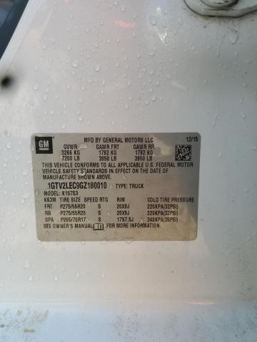 2016 GMC SIERRA K15 1GTV2LEC9GZ180010