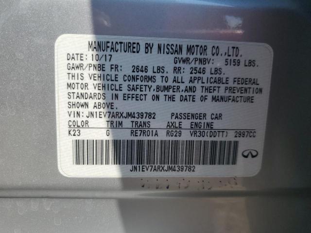 2018 INFINITI Q50 LUXE - JN1EV7ARXJM439782
