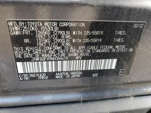 2022 TOYOTA RAV4 PRIME XSE JTMFB3FV9ND084618