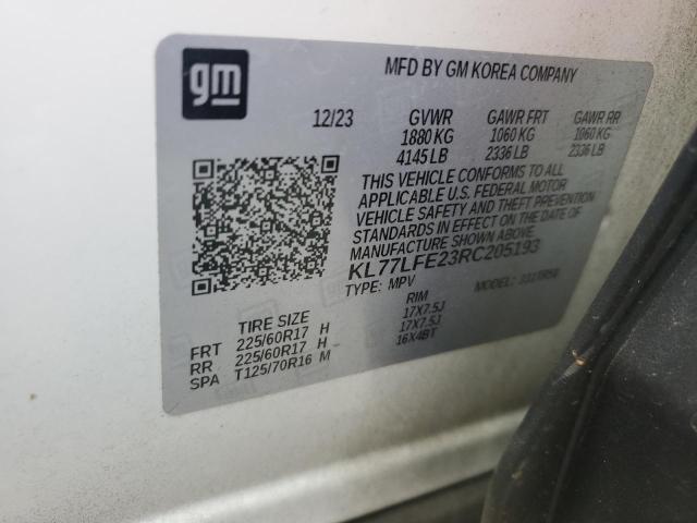 2024 CHEVROLET TRAX LS KL77LFE23RC205193