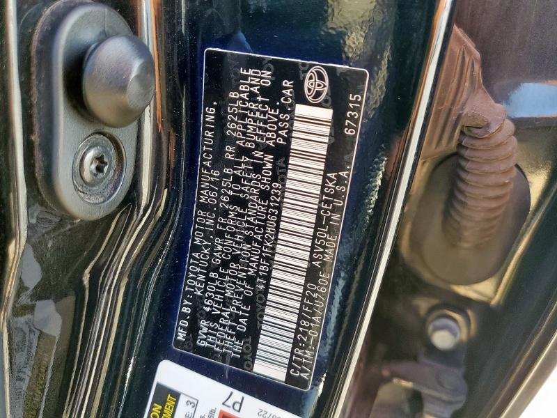 2017 TOYOTA CAMRY LE 4T1BF1FK2HU631239