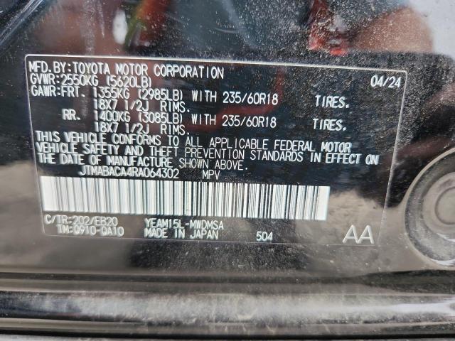 2024 TOYOTA BZ4X XLE JTMABACA4RA064302