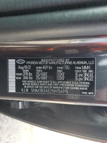 2022 HYUNDAI TUCSON SEL - 5NMJB3AE2NH156915