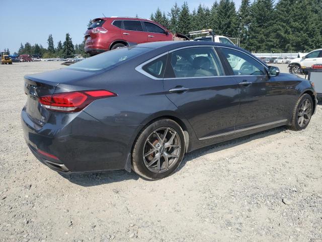 GENESIS G80 BASE 2018 gray  gas KMHGN4JE2JU233031 photo #4