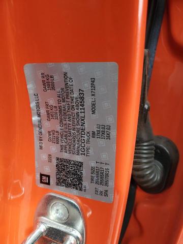 2020 CHEVROLET COLORADO Z 1GCGTDENXL1145837