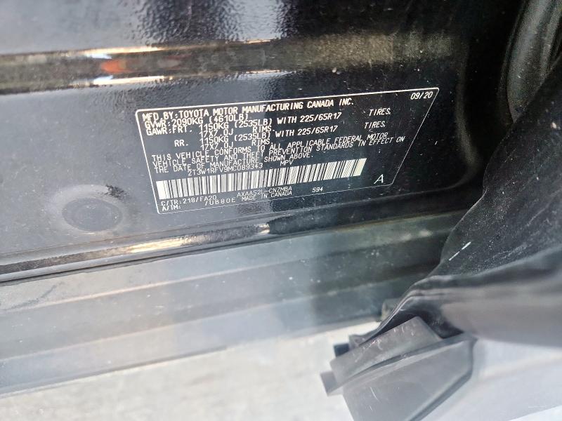 2021 TOYOTA RAV4 XLE - 2T3W1RFV9MC089343