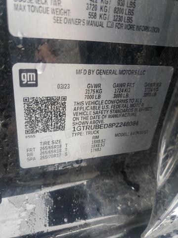 2023 GMC SIERRA K15 1GTRUBED8PZ248084