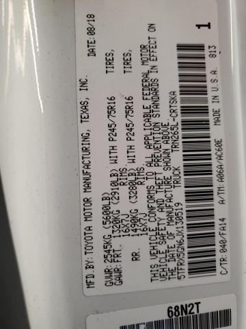 2018 TOYOTA TACOMA ACC - 5TFRX5GN6JX130519