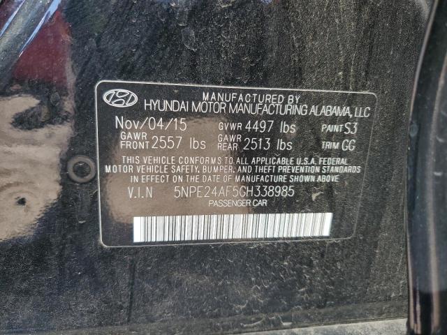 2016 HYUNDAI SONATA SE 5NPE24AF5GH338985