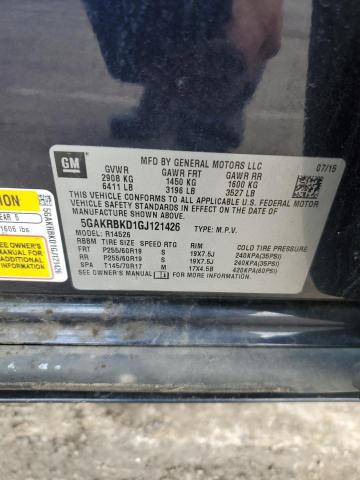 2016 BUICK ENCLAVE 5GAKRBKD1GJ121426