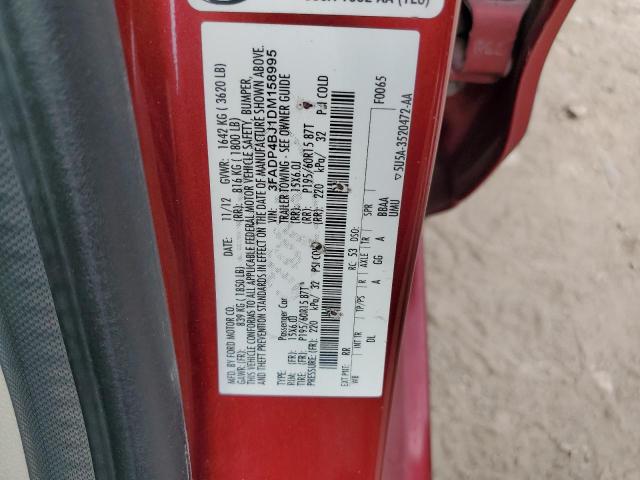 2013 FORD FIESTA SE - 3FADP4BJ1DM158995