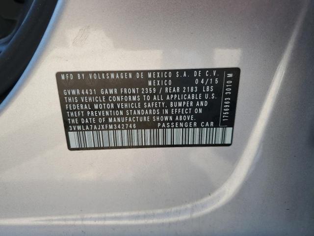 2015 VOLKSWAGEN JETTA TDI 3VWLA7AJXFM342746